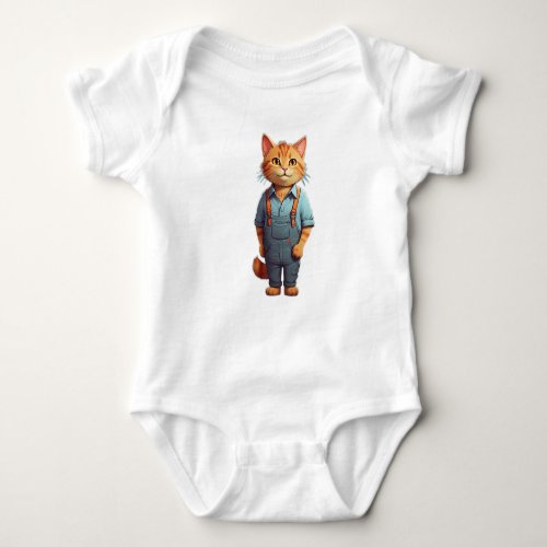Unleash Your Whimsy with Pixar_inspired Cat Fellow Baby Bodysuit