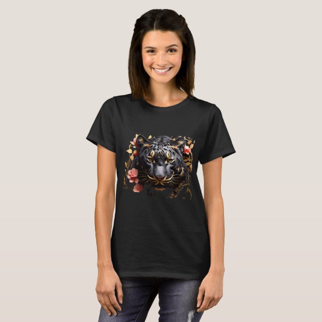 Unleash Your Wild Side with Our Striking Tiger  T-Shirt (Front Full)