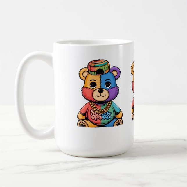 Unleashing beauty, one creation at a time" coffee mug (Left)