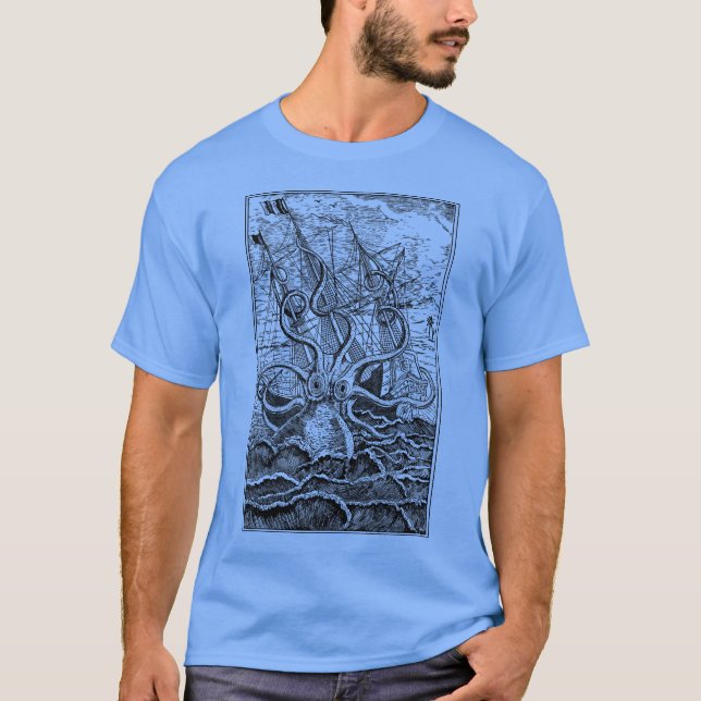 Unleashing the Kraken: Delving into the Depths T-Shirt (Front)