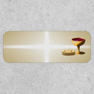 Unleavened Bread and Wine The Last Supper Easter Patch