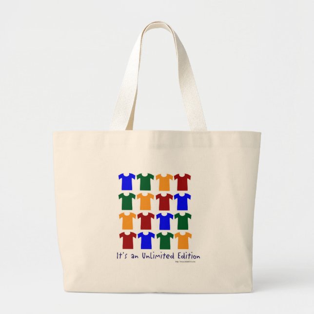 Unlimited Edition Large Tote Bag (Front)