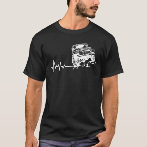 Unlimited Heartbeat Love Jeep T_ Shirt Gift For Je