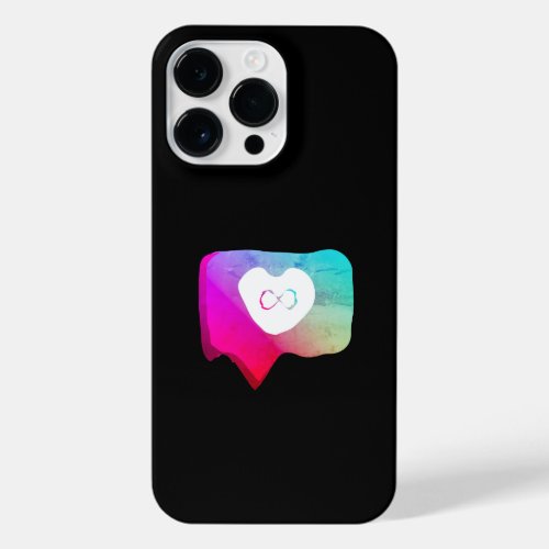 Unlimited Love Likes Rainbow Edition iPhone 14 Pro Max Case