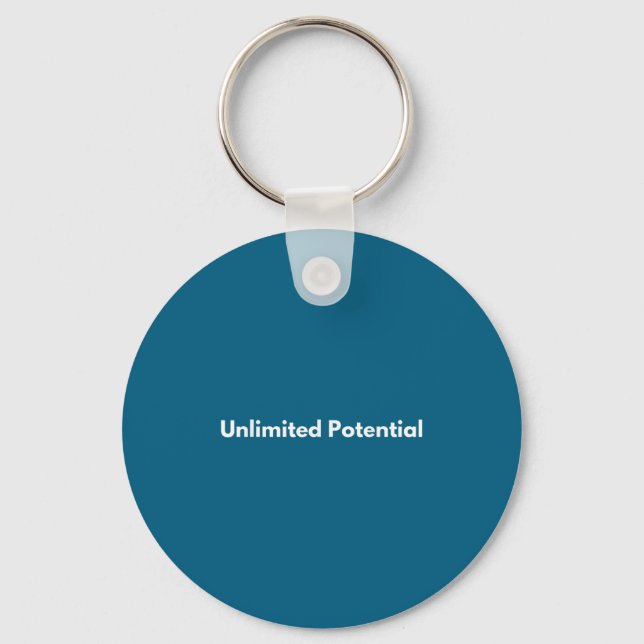 Unlimited Tential Insrational Motivational Everyda Keychain (Front)