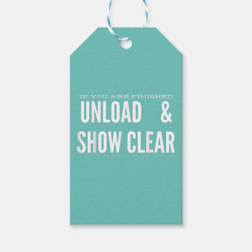 Unload  Show Clear  Gift Tags
