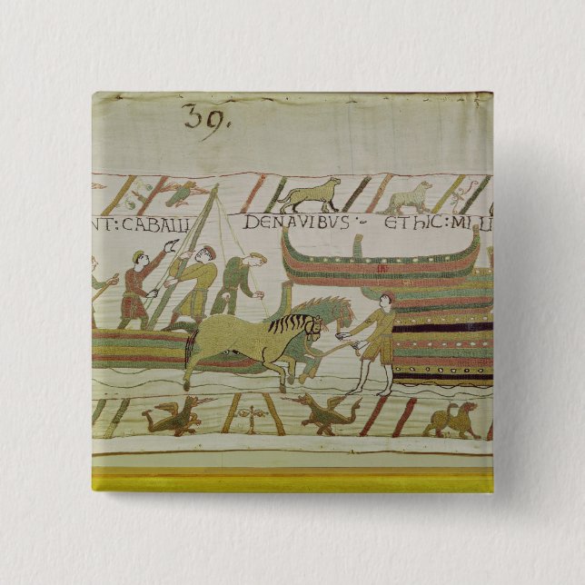 Unloading horses from the ships button (Front)