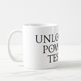 Unlock the power of testing coffee mug