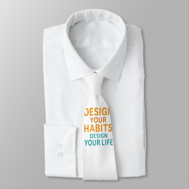 Unlock the Power Within – Motivational Mindset Neck Tie (Tied)