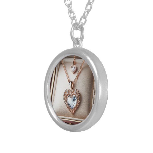 Unlock the Secrets to Wowing Your Girlfriend with  Silver Plated Necklace (Front Right)