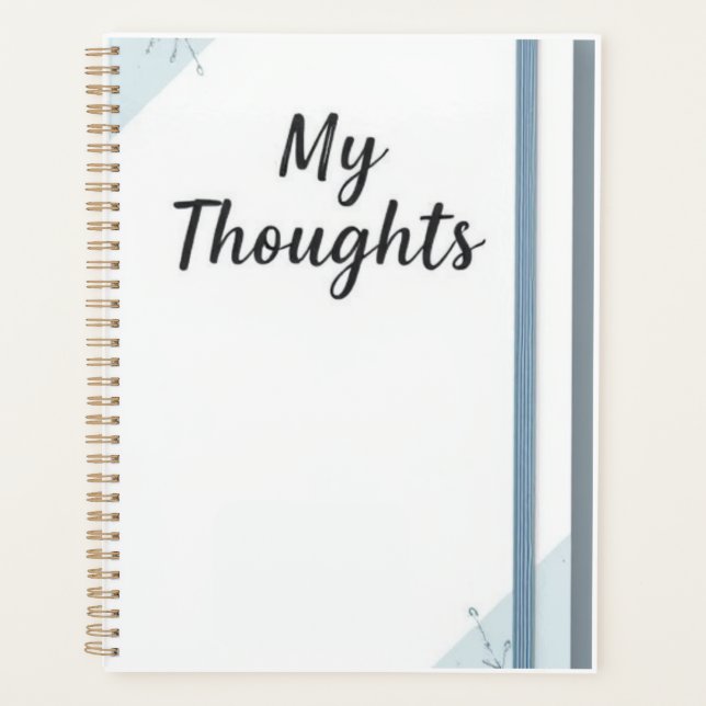 Unlock Your Creativity: My Thoughts Journal" Planner (Front)