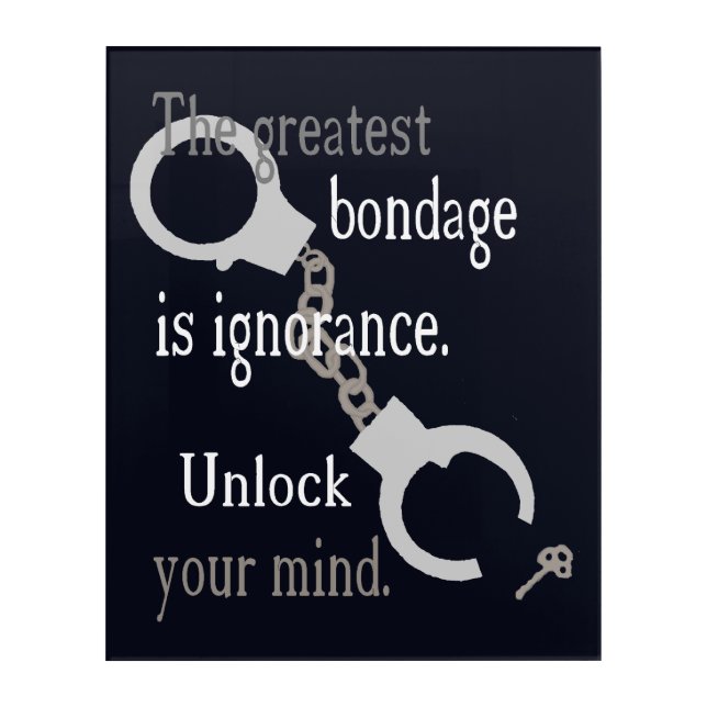 Unlock Your Mind Acrylic Print (Front)