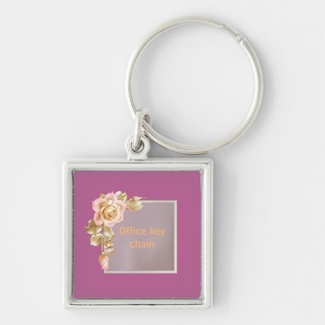 "Unlock your style with our customizable  Keychain (Front)