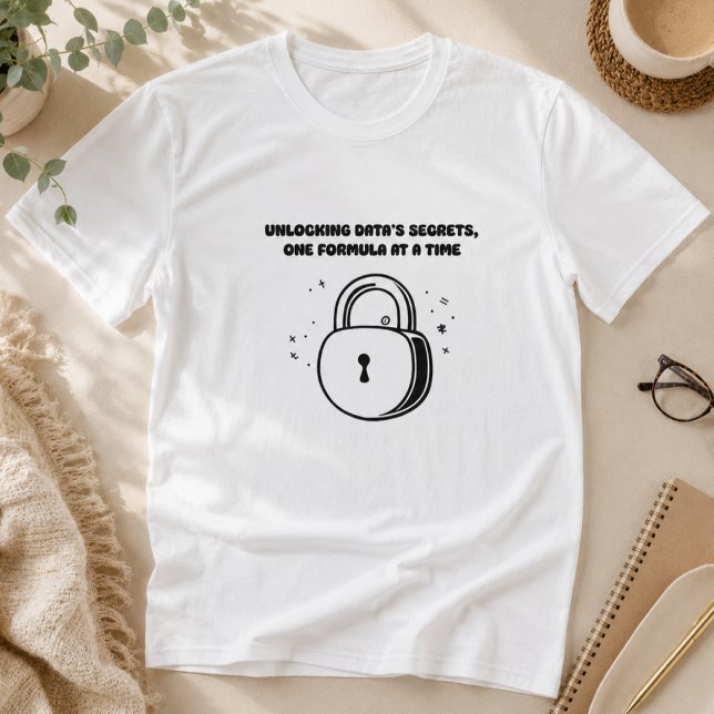 Unlocking Data Secrets Formula Analytics Wizard T-Shirt (Creator Uploaded)
