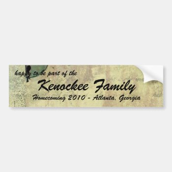 Unlocking Family Reunion Bumper Sticker by FamilyTreed at Zazzle