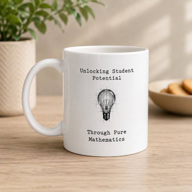 Unlocking Student Potential Through Mathematics Coffee Mug (Creator Uploaded)