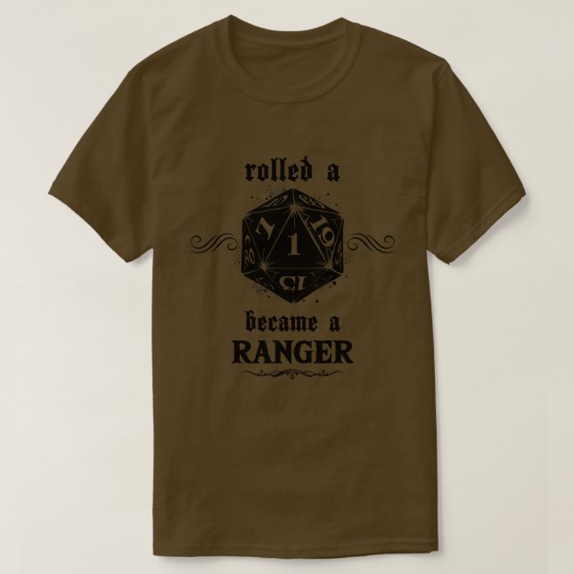 Unlucky Roll Ranger T-Shirt (Design Front)