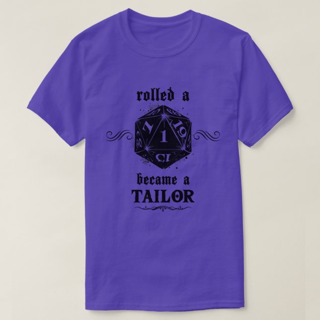 Unlucky Roll Tailor T-Shirt (Design Front)