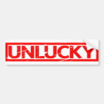 Unlucky Stamp Bumper Sticker