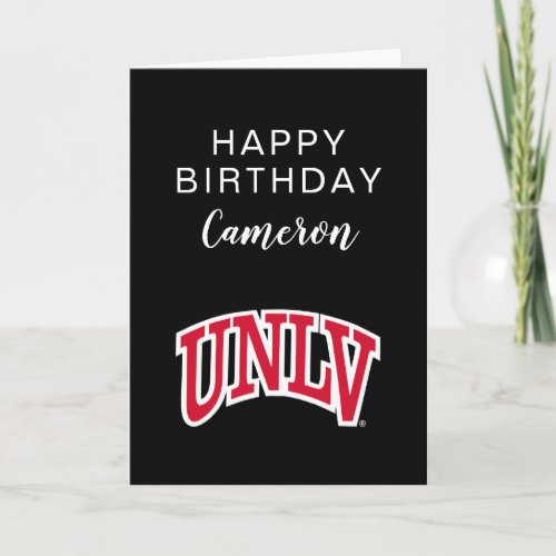 UNLV Birthday Card