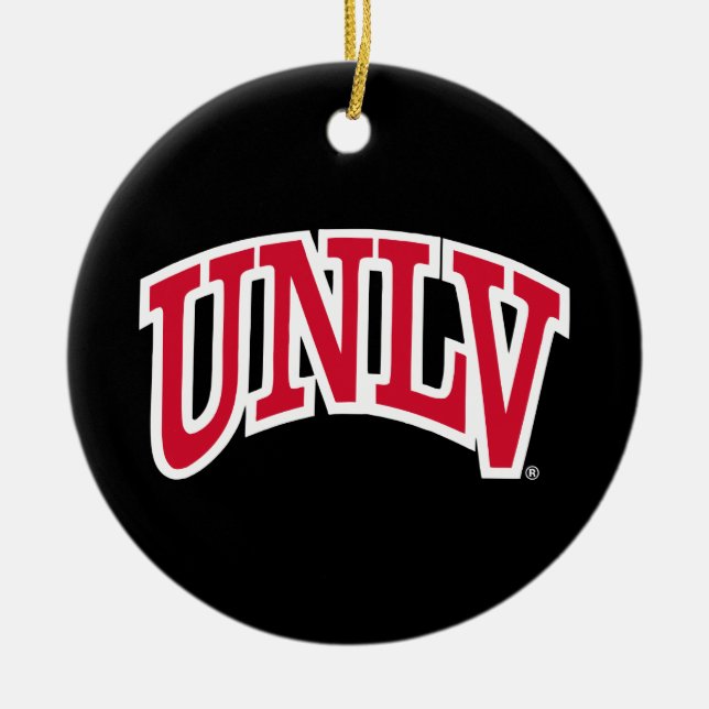 UNLV CERAMIC ORNAMENT (Front)