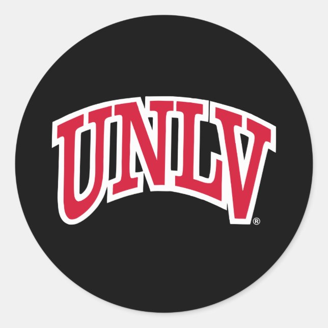 UNLV CLASSIC ROUND STICKER (Front)