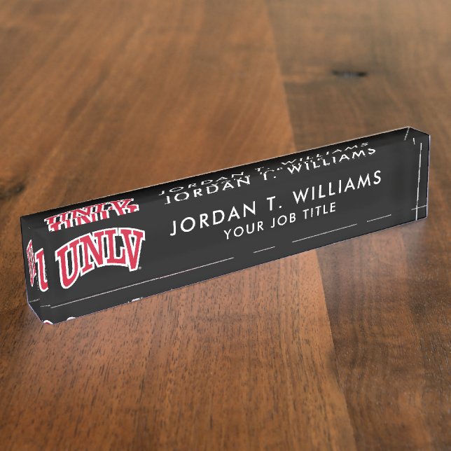 UNLV DESK NAME PLATE (Side)