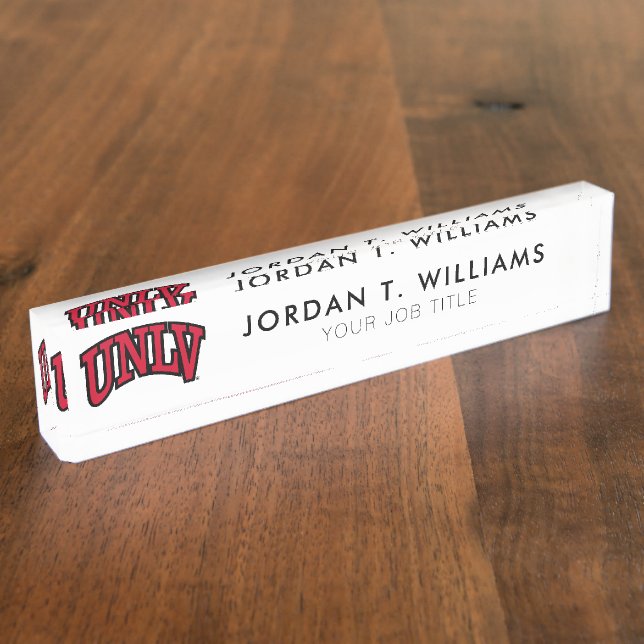 UNLV DESK NAME PLATE (Side)