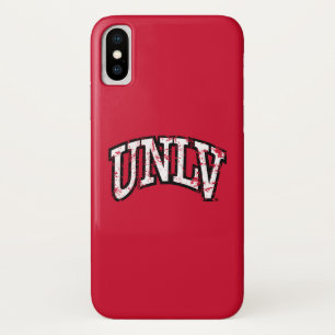UNLV Distressed iPhone X Case