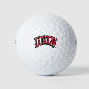 UNLV distressed Golf Balls