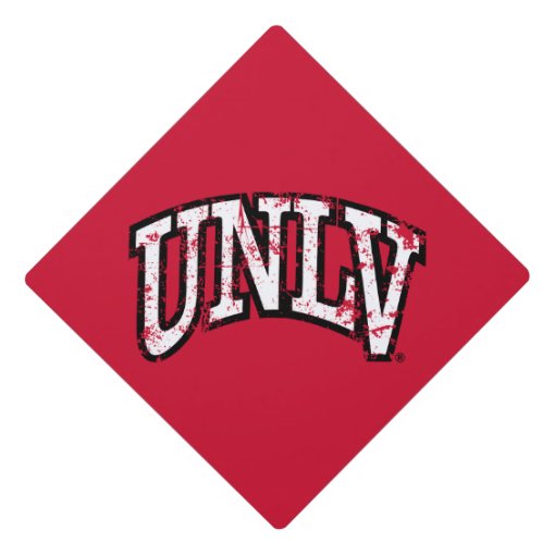 UNLV Distressed Graduation Cap Topper | Zazzle