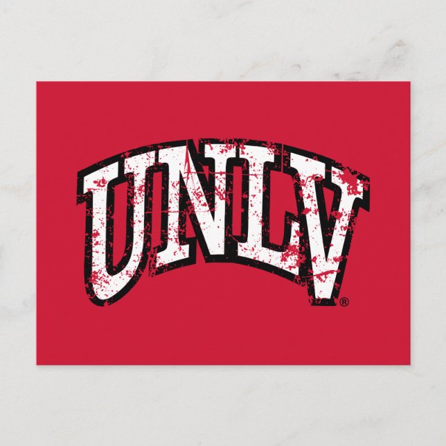 UNLV Distressed Invitation Postcard (Front)