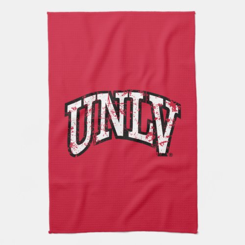 UNLV Distressed Kitchen Towel