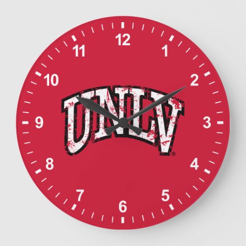 UNLV Distressed Large Clock