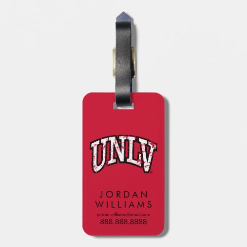 UNLV Distressed Luggage Tag