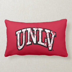 UNLV Distressed Lumbar Pillow