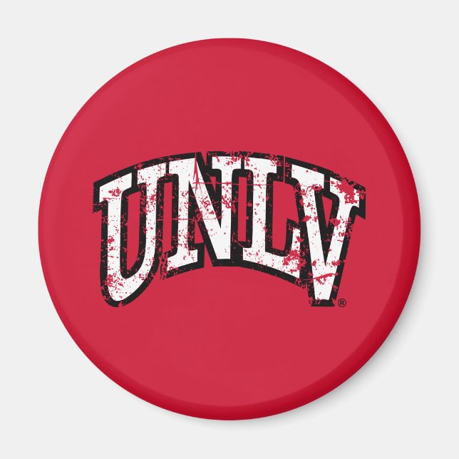 UNLV Distressed Magnet (Front)