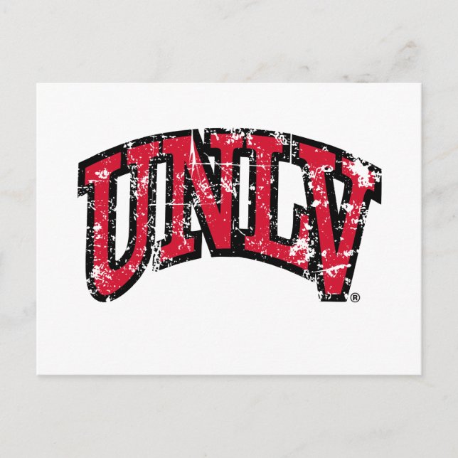 UNLV distressed Postcard (Front)