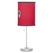 UNLV Distressed Table Lamp (Right)