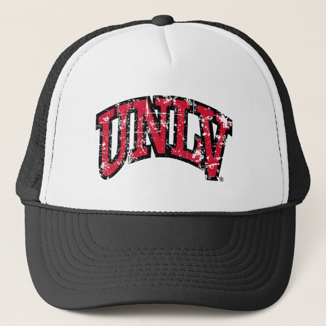 UNLV distressed Trucker Hat (Front)