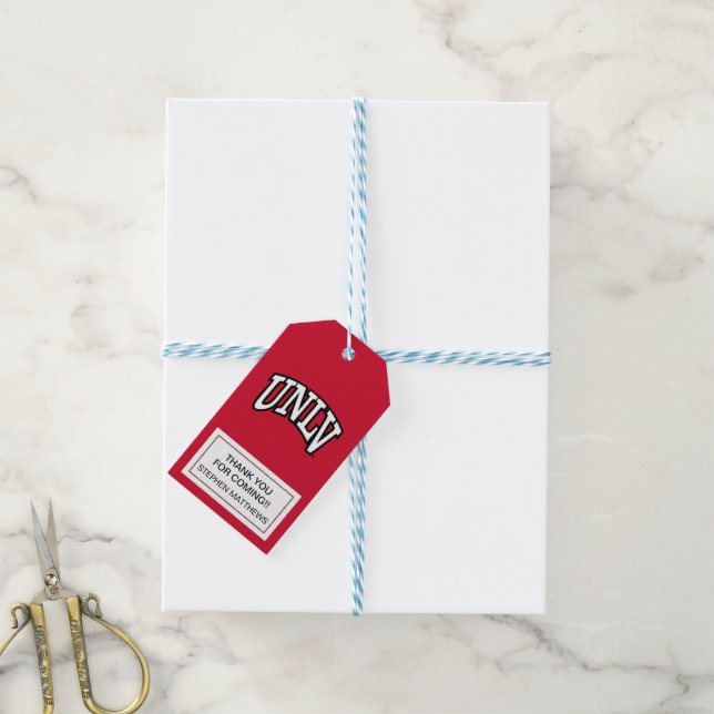 UNLV Graduation Gift Tags (With Twine)