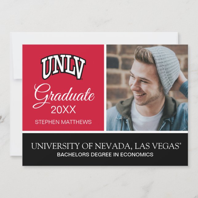 UNLV Graduation Invitation (Front)