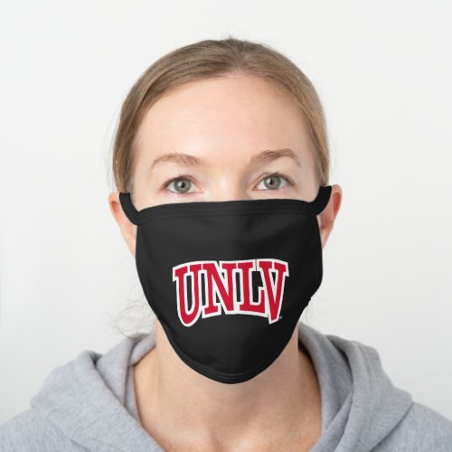 UNLV Logo Black Cotton Face Mask