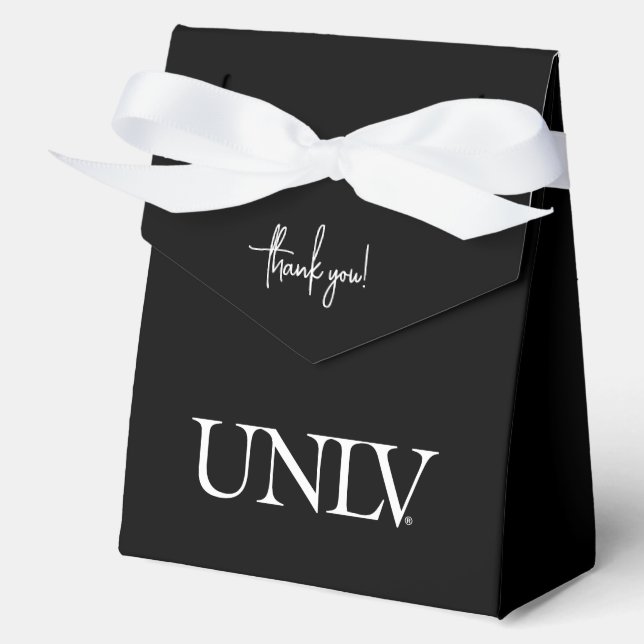 UNLV Logo Graduation 4 Favor Boxes (Front)