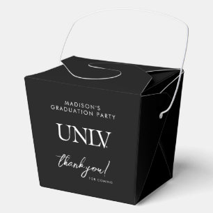 UNLV Logo Graduation 4 Favor Boxes