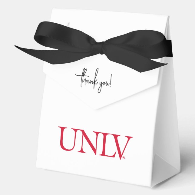 UNLV Logo Graduation Favor Boxes (Front)