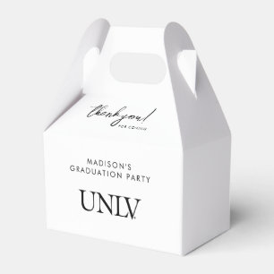 UNLV Logo Graduation Favor Boxes