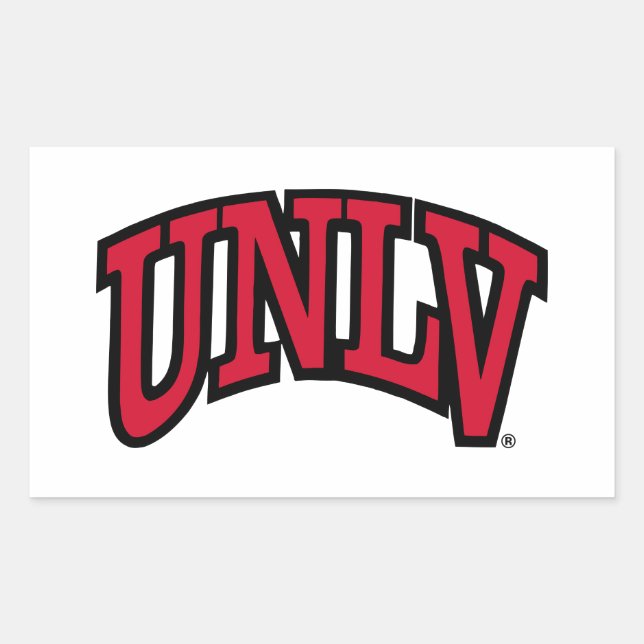 UNLV RECTANGULAR STICKER (Front)
