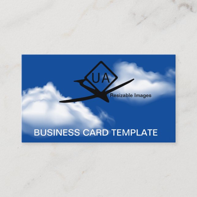 Unmanned Aircraft Activity Aircraft Drone Business Card (Front)