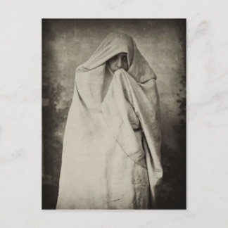 Unmarried woman in Tangier, Morocco, 1898 Postcard